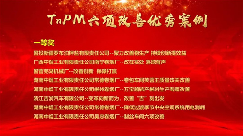 回顾 | 第二十一届TnPM设备运维大会TnPM六项改善优秀案例发表决赛，现场紧张有序